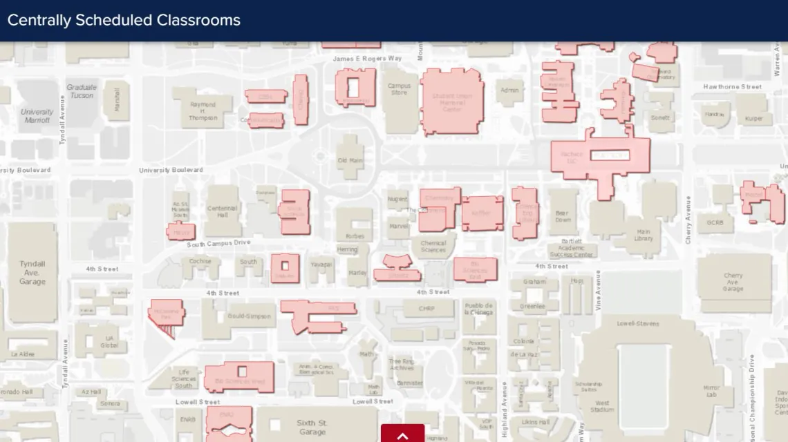 Map of Central Classrooms