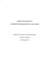 sociology self study report 2018